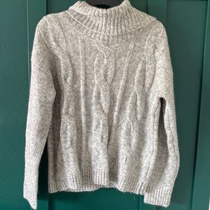 Light gray turtleneck sweater brand new